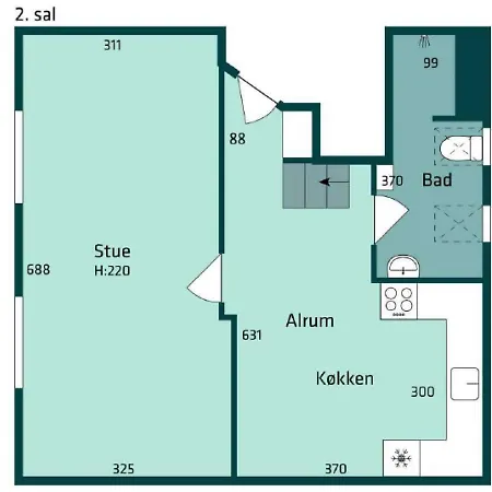 One Bedroom In Aarhus, Ole Rmers Gade 104